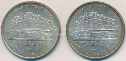 1993. 200Ft Ag "MNB" (2x) T:2