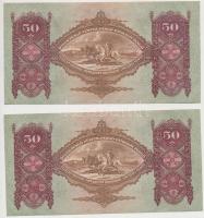 1932. 50P (5x) sorszámkövetők T:II,II-,III szép papír Adamo P14