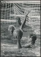 1978 Vízilabda mérkőzés, 18x13 cm