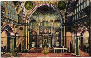 Constantinople, Mosque Suleimanie, interior