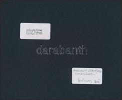 1978 Jankovszky György(1946-): Budapest, VIII. kerület, Nap és Futó utca sarok, feliratozva, aláírt,...