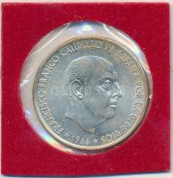 Spanyolország 1966. (68) 100P Ag "Caudillo" T:2
Spain 1966. (68) 100 Pesetas Ag "Cau...