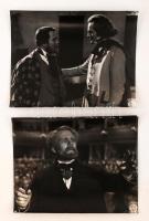 1952 Az Erkel című film werkfotója, rajta Pécsi Sándorral és Darvas Ivánnal, 2 db fotó, Magyar Film Iroda, 23x29 cm