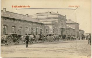 Székesfehérvár Railway-station Leporello w. barracks