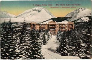 Tátraszéplak, szanatórium télen / sanatorium in winter