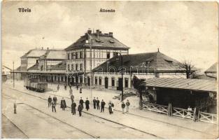 Tövis, Teius; állomás / railway station (EK)