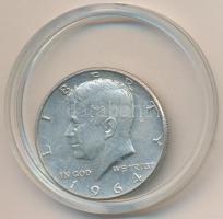 Amerikai Egyesült Államok 1964. 1/2$ Ag "Kennedy" T:2
USA 1964. 1/2 Dollar Ag "Kenne...