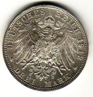 D.Reich/Bayern 1912. 3MK Otto ezüst T:2+