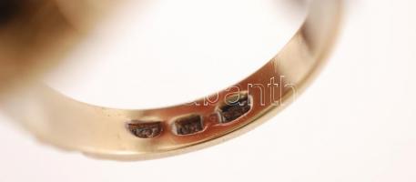 Arany (Au.) 9K gyűrű turmalin berakással, jelzett, saját díszdobozában (Uhrenhaus Weirich, Eisenach)...