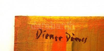 Diener jelzéssel: Kisfiú. Olaj, falemez,  70×50 cm