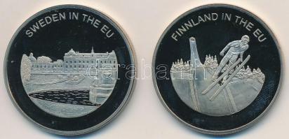 Máltai Lovagrend 2004. 100L "Finnország az EU-ban" + 2004. 100L "Svédország az EU-ban...