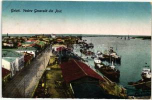 Galati (Galac), Portul Galati / port, ships, general view