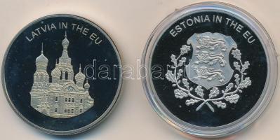 Máltai Lovagrend 2004. 100L "Észtország az EU-ban" + 2004. 100L "Lettország az EU-ban...