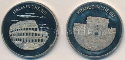 Máltai Lovagrend 2004. 100L "Franciaország az EU-ban" + 2004. 100L "Olaszország az EU...