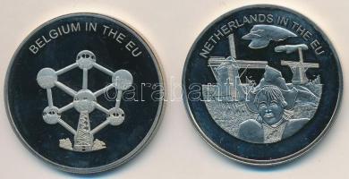Máltai Lovagrend 2004. 100L "Belgium az EU-ban" + 2004. 100L "Hollandia az EU-ban&quo...