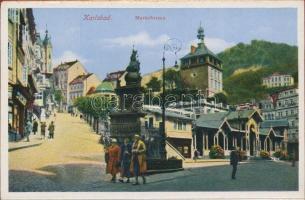 Karlovy Vary, Karlsbad; leporello postcard booklet with 15 postcards