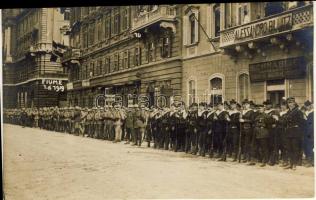 Fiume Allied troops landing 1919 Foto AK