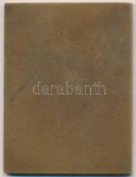 Iván István (1905-1968) DN "Csepel Vas- és Fémművek Alapítva 1893" Br emlékplakett (60x45m...