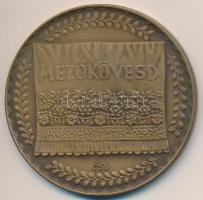 Csúcs Viktória (1934-) DN "Mezőkövesd" Br emlékérem (60mm) T:2