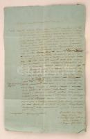 1846 Zemplén megye, Gyógyszerárus pénzügyi kötelezvénye