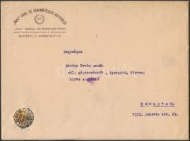 1940 Meghívó a Ganz Ének- és Zeneművészeti Egyesület 102. cserkészcsapatának repülőalapja javára tar...