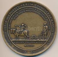 1997. "Keszthelyi Agrártudományi Egyetem" Br emlékérem az egyetem címerével (75mm) T:2
