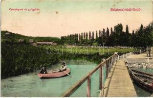 Balatonalmádi, Csónakpark, gyógyház, kiadja Fodor Ferencz (EK)