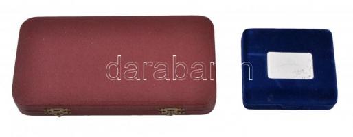 2db különféle érmetartó dísztok, használt, de jó állapotban