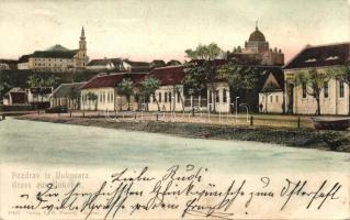 Vukovar, View with synagogue