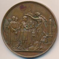 1879. "Székesfehérvári Országos Kiállítás" Br emlékérem (50mm) T:2 ph., patina