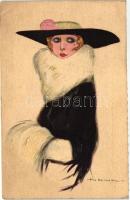 Italian art postcard, lady s: Nanni (EK)