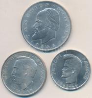 1948. 5Ft Ag "Petőfi" + 10Ft Ag "Széchenyi" + 20Ft Ag "Táncsics", &quo...