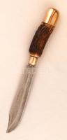 Vadászkés, jelzett, jó állapotban, h: 24 cm