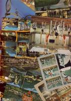 11db részben postatiszta képeslap a bécsi spanyol lovas iskolából, Bad Ischl, és a bécsi posta múzeumból