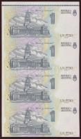 Argentína 1993. 1P négyes, függőleges ívben T:I