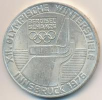 Ausztria 1976. 100Sch Ag "Innsbruck - XII. téli olimpia / Lesikló sánc" T:2 
Austria 1976...