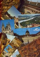 10db postatiszta képeslap a Melki apátsági templomból