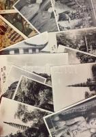 Képeslap és fotó Kínából (14db) Mao-Ce-Tung-gal és imádkozó szerzetesekkel