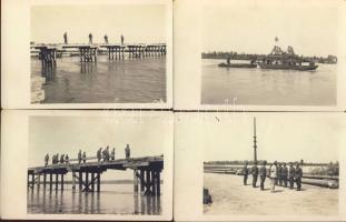 4db katona-fotó Hídépítés II világháború