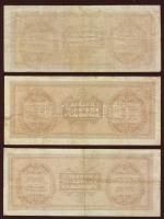 Olaszország/nemzetközi megszállás 1943. 9db klf bankjegy T:I-,II