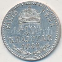 1888KB 10kr Ag "I-K-A-CS,VP" T:2 Adamo M10.1