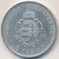 1935. 2P Ag "Pázmány" T:2 Adamo P7.1