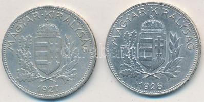 1926-1927. 1P Ag (2x) T:2