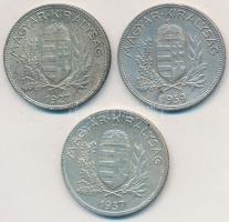 1927-1939. 1P Ag (3xklf) T:2