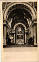 9 db VEGYES magyar városképes lap kézzel készült albumban; / 9 mixed Hungarian town-view postcards i...