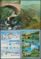 77 db MODERN tátrai képeslap, vegyes minőség / 77 modern postcards from Tatra, mixed quality