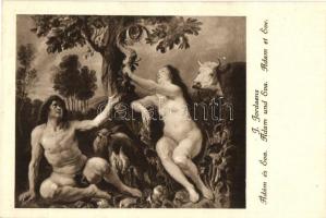 5 db RÉGI használatlan motívumlap; Szépművészeti Múzeum levelezőlapjai / 5 old unused art motive car...