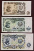 Bulgária 1951. 3-200L 7db klf T:I,I-