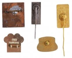 5db-os olimpiai kitűző és jelvény tétel közte DN "Magyar Olimpiai Akadémia", 1972. "M...