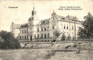 Temesvár, Timisoara; Városi Gizella árvaház / orphanage (b)